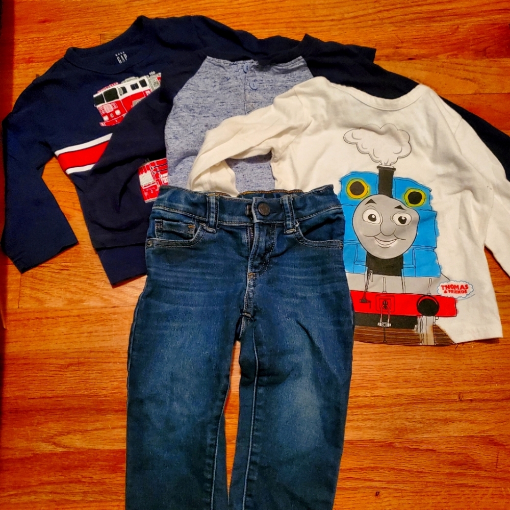 18-24 months Baby Gap shirts and pair of jeans